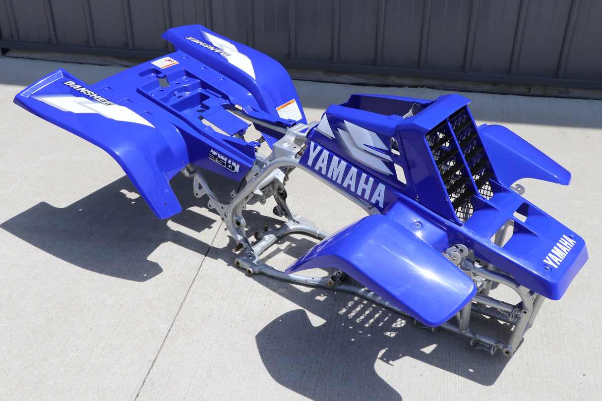 Yamaha Banshee Fenders + Gas Tank Plastic + Rad Cover Grill + Graphics Blue 2000