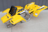 Yamaha Banshee fenders gas tank plastic graphics YELLOW + CARBON GRILL 2006 50th