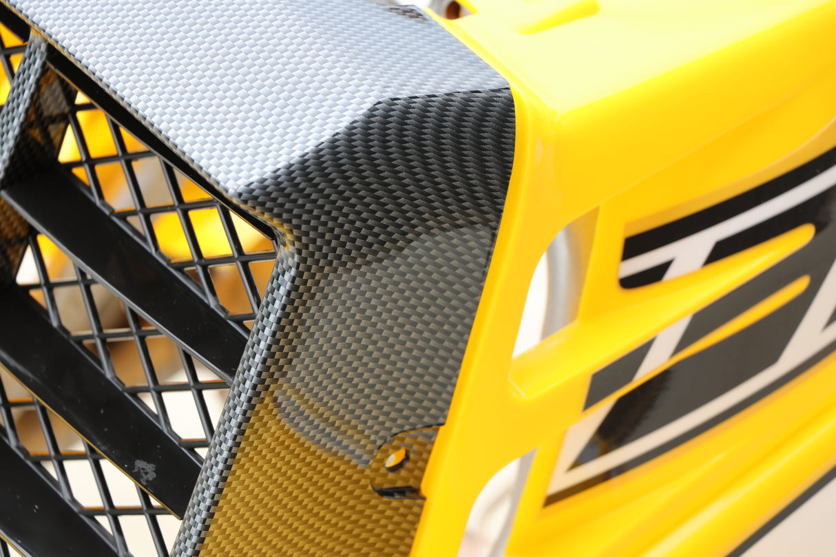 Yamaha Banshee fenders gas tank plastic graphics YELLOW + CARBON GRILL 2006 50th