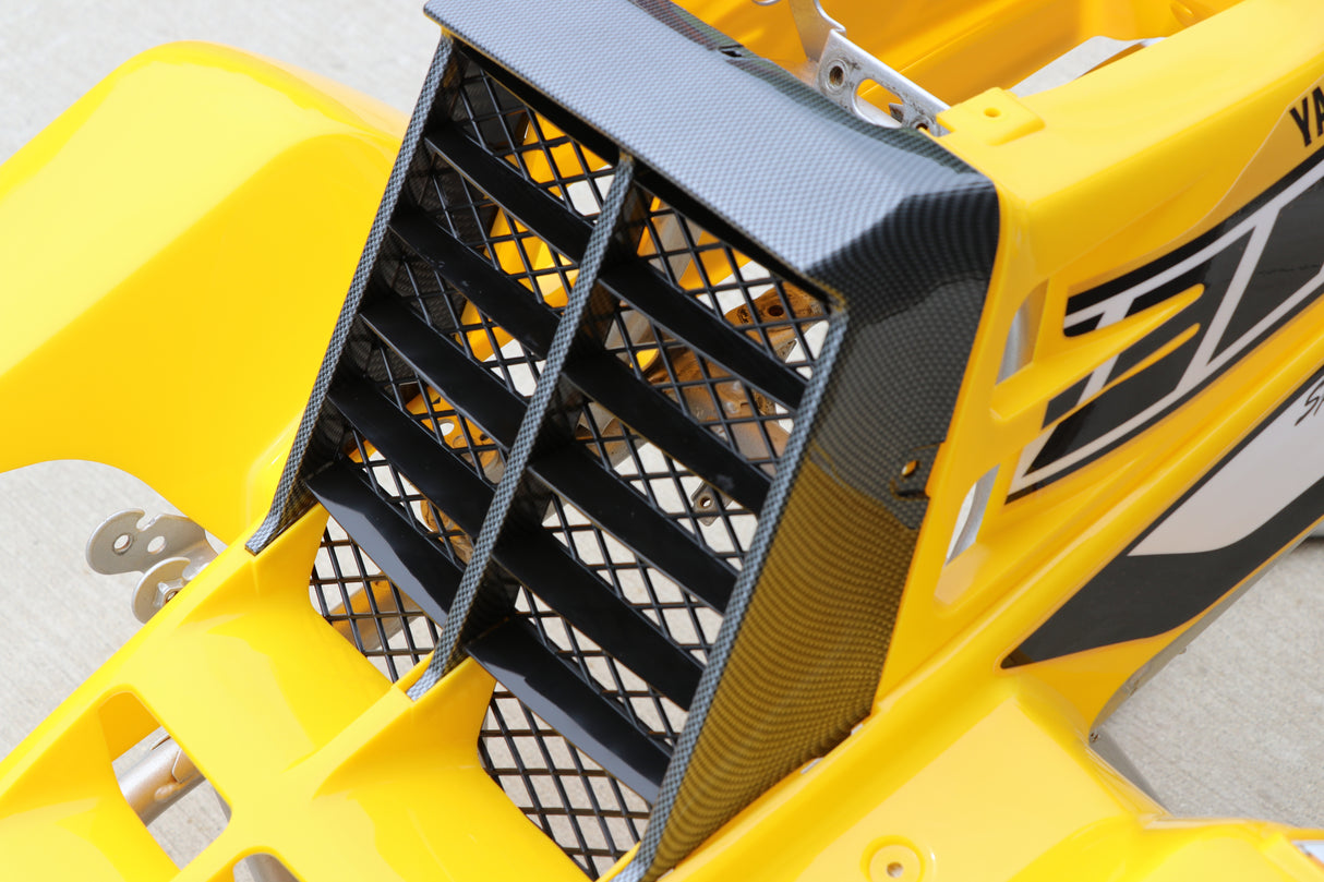 Yamaha Banshee fenders gas tank plastic graphics YELLOW + CARBON GRILL 2006 50th