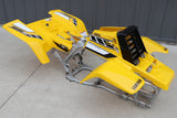 Yamaha Banshee fenders gas tank plastic grill graphics BLACK YELLOW 2006 50th
