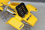 Yamaha Banshee fenders gas tank plastic grill graphics BLACK YELLOW 2006 50th