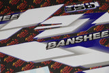 Vito's vinyl decal graphics kit 14MIL sticker Yamaha Banshee BLUE 2000