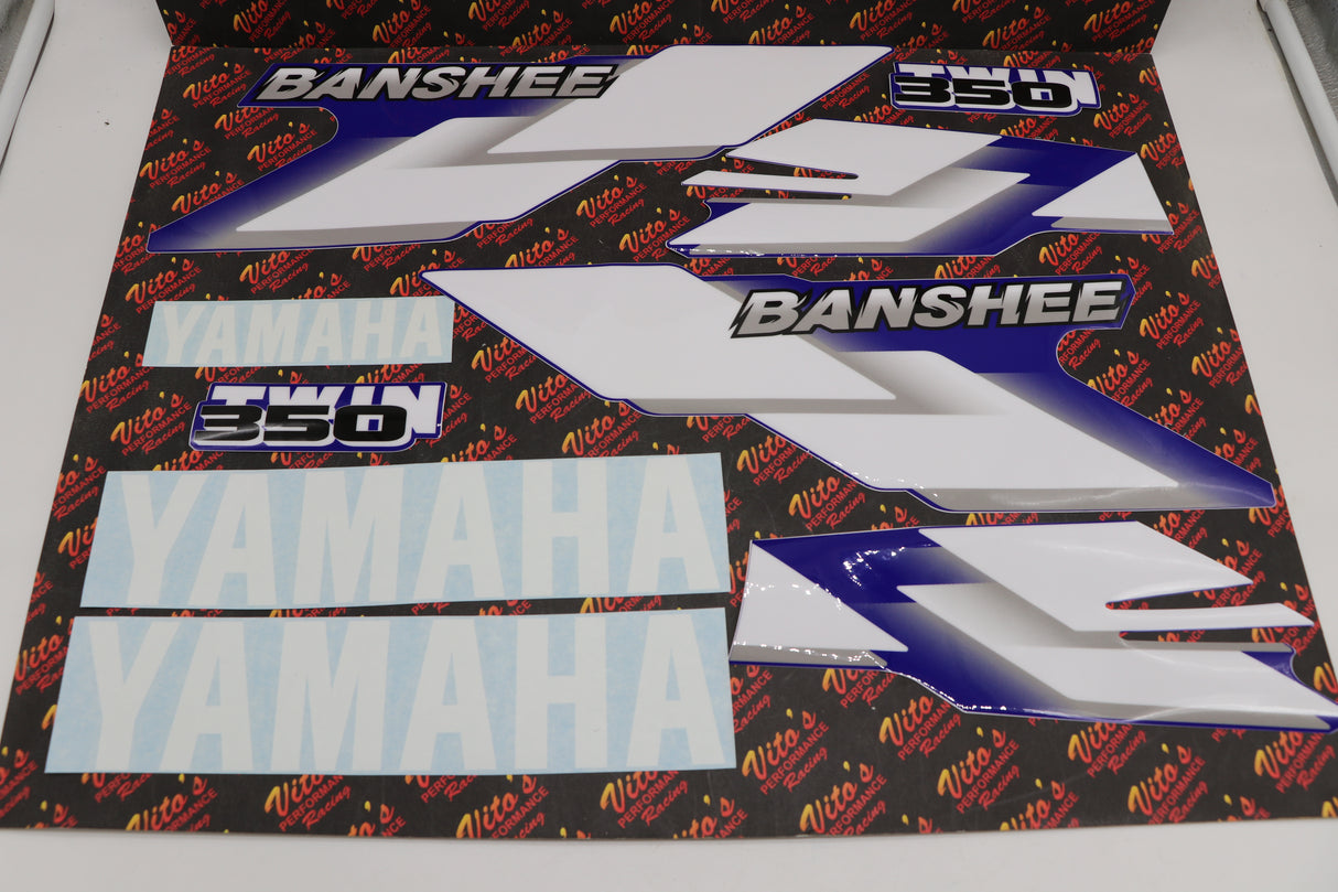 Vito's vinyl decal graphics kit 14MIL sticker Yamaha Banshee BLUE 2000