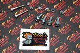 12 piece HARDWARE INSTALL BOLT KIT skidplate + skid plate guide Yamaha Banshee