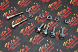 12 piece HARDWARE INSTALL BOLT KIT skidplate + skid plate guide Yamaha Banshee
