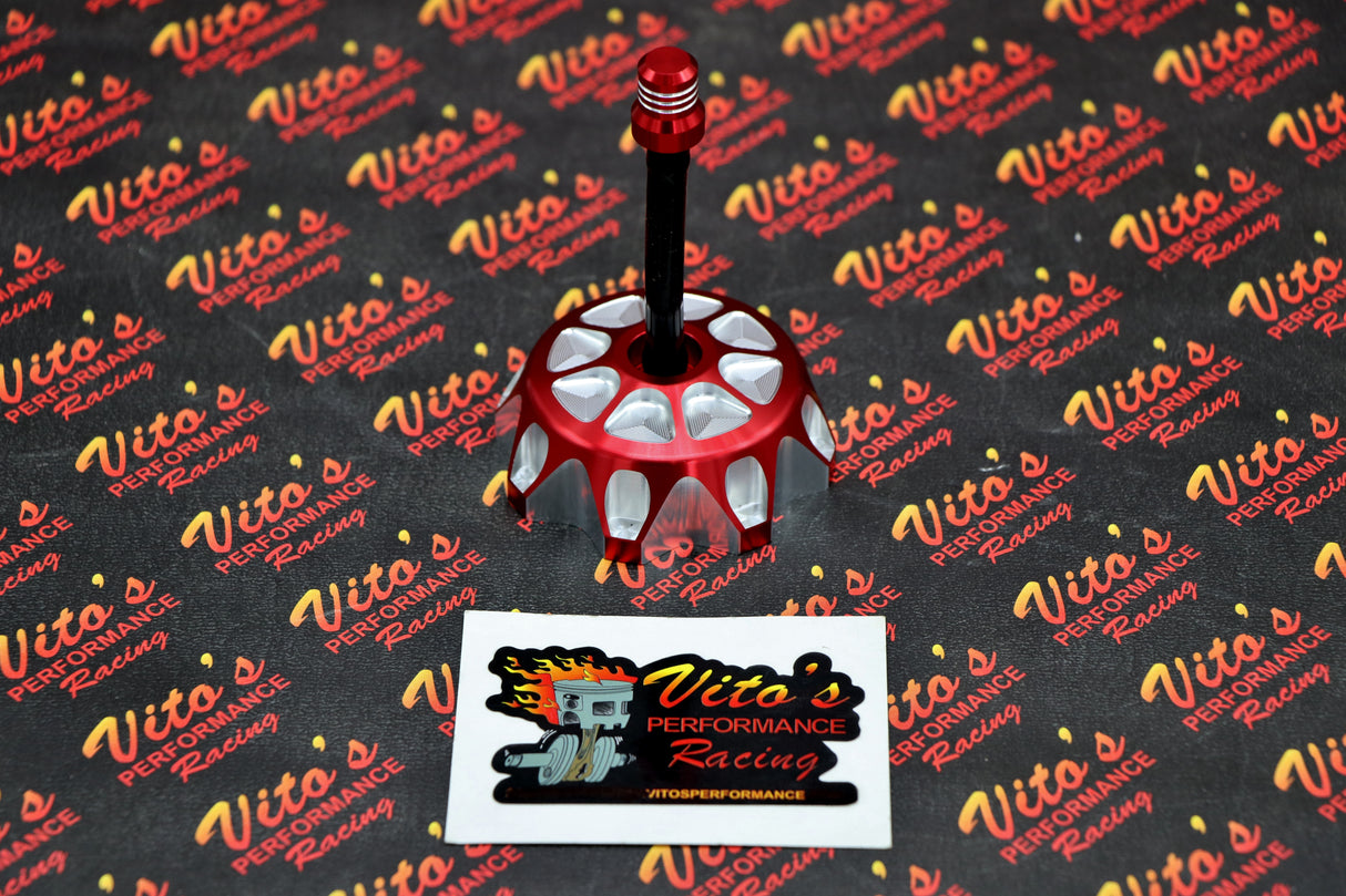 Vito's Performance aluminum GAS CAP Yamaha Raptor 700 700R RED