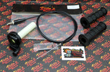 NEW Vito's Blaster twist throttle conversion kit setup + grips + cable 1988-2006