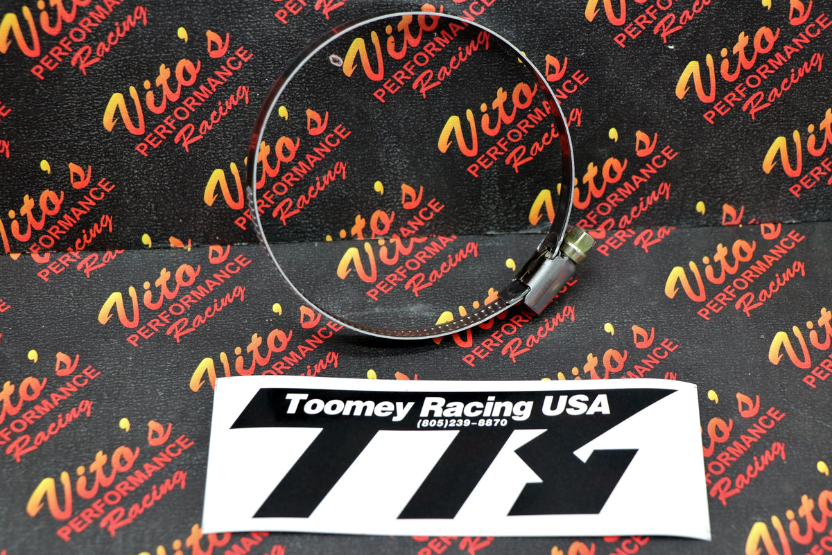 FILTER CLAMP ONLY for Toomey 2:1 filter Yamaha Banshee single intake