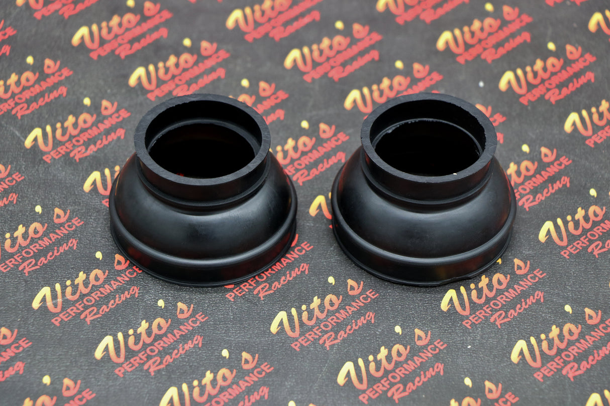 2 x NEW rubber intake boots + CLAMPS factory airbox + 4 clamps Yamaha Banshee