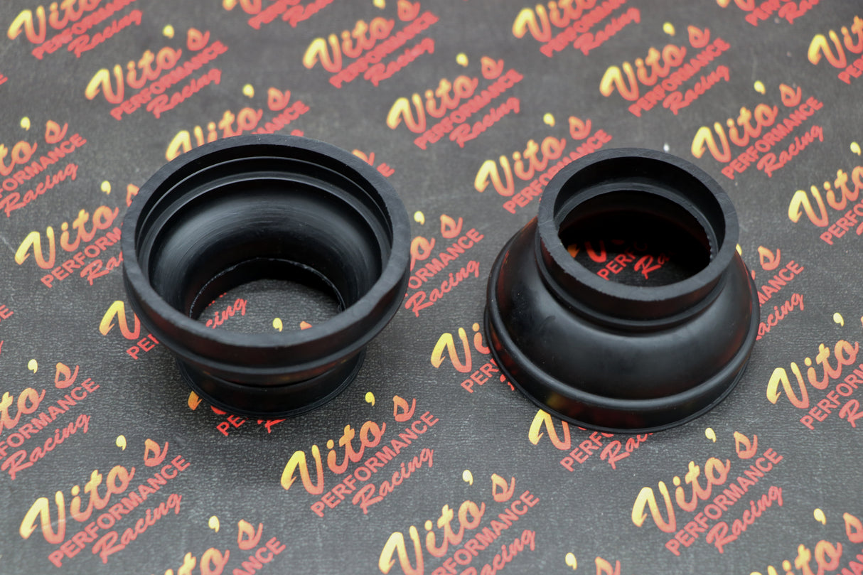 2 x NEW rubber intake boots + CLAMPS factory airbox + 4 clamps Yamaha Banshee