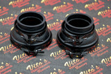 2 x NEW rubber intake boots + CLAMPS factory airbox + 4 clamps Yamaha Banshee