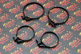 4 x VITO's carb clamps for stock airbox boots Yamaha Banshee 1987-2006