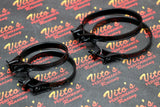 4 x VITO's carb clamps for stock airbox boots Yamaha Banshee 1987-2006