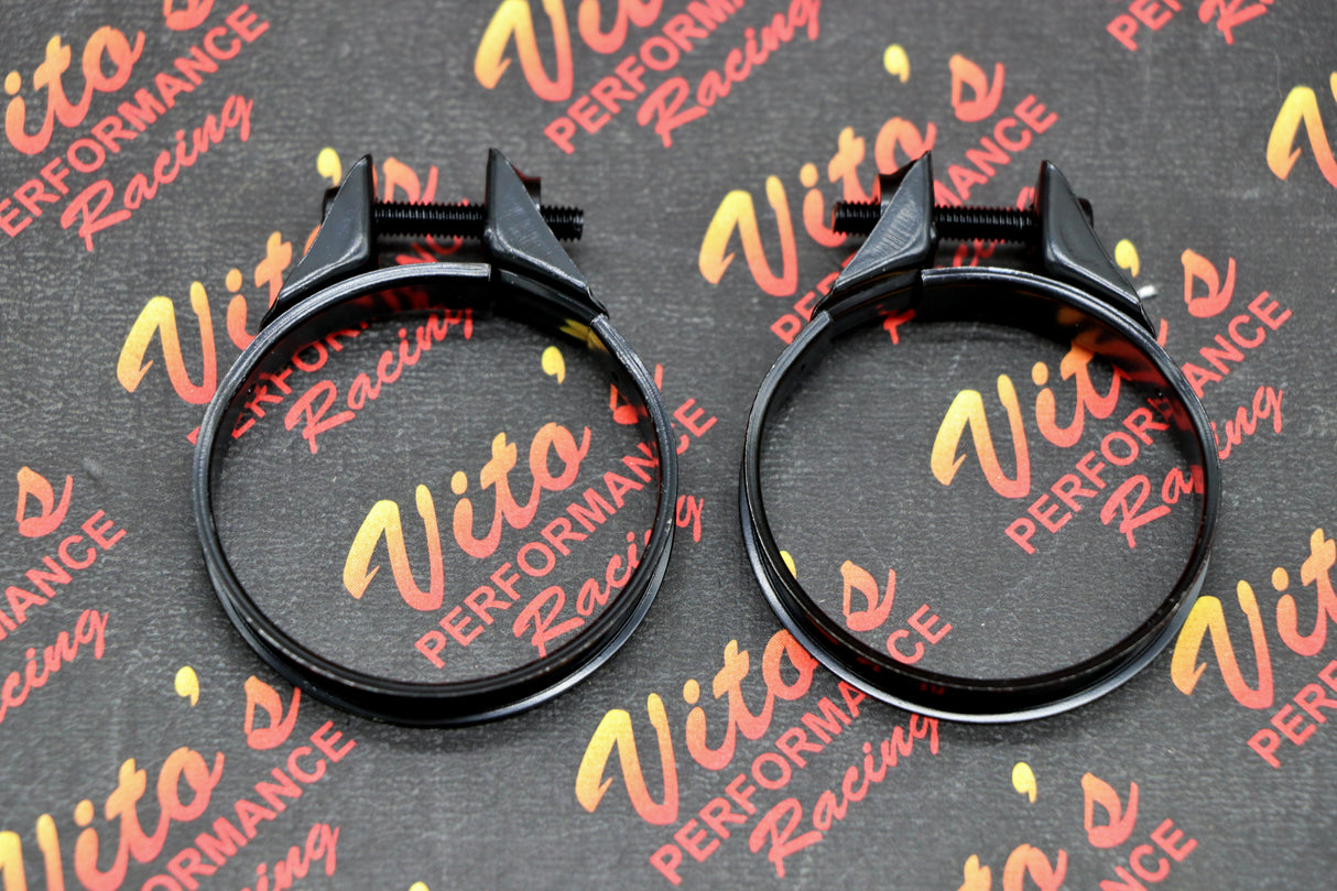 2 x VITO'S CLAMPS carb intake rubber boot carburetors Yamaha Banshee 1987-2006