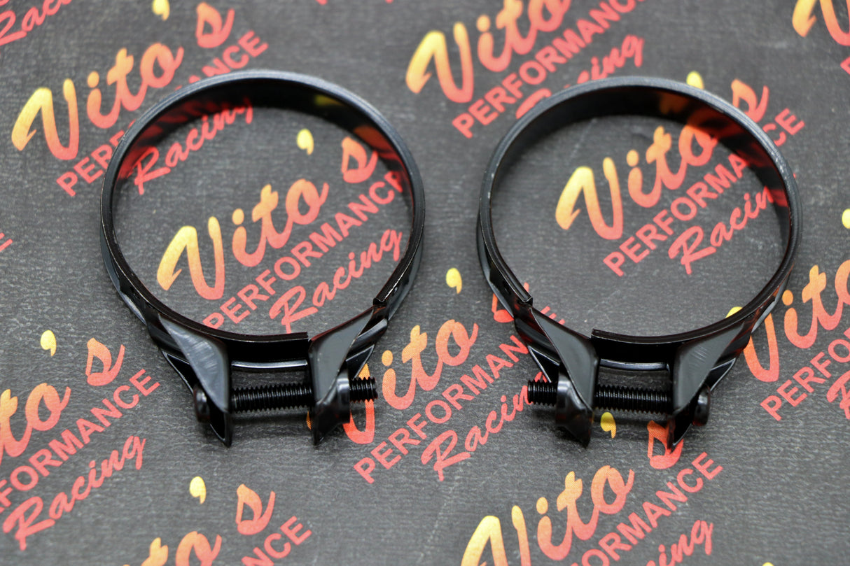 2 x VITO'S CLAMPS carb intake rubber boot carburetors Yamaha Banshee 1987-2006