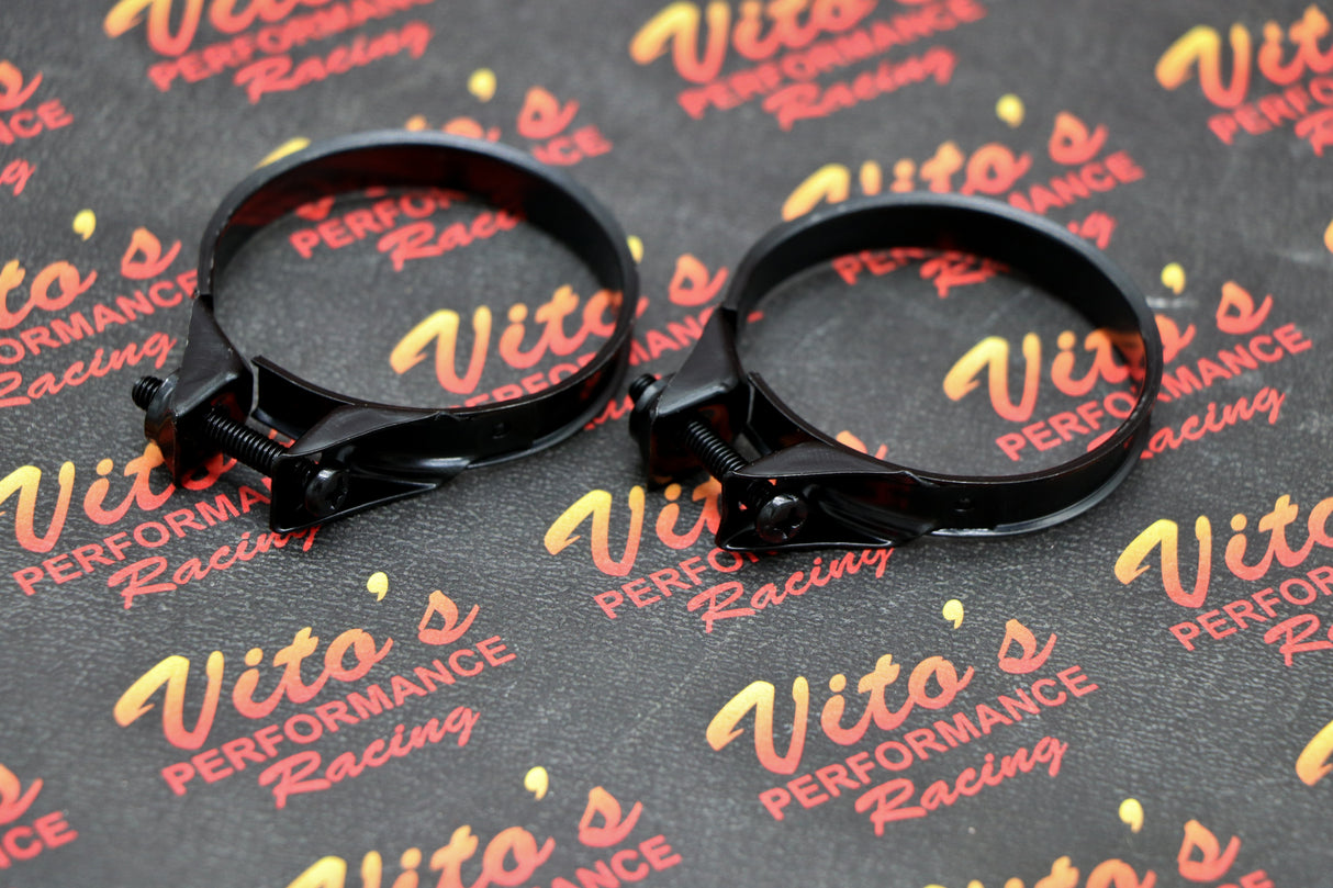 2 x VITO'S CLAMPS carb intake rubber boot carburetors Yamaha Banshee 1987-2006