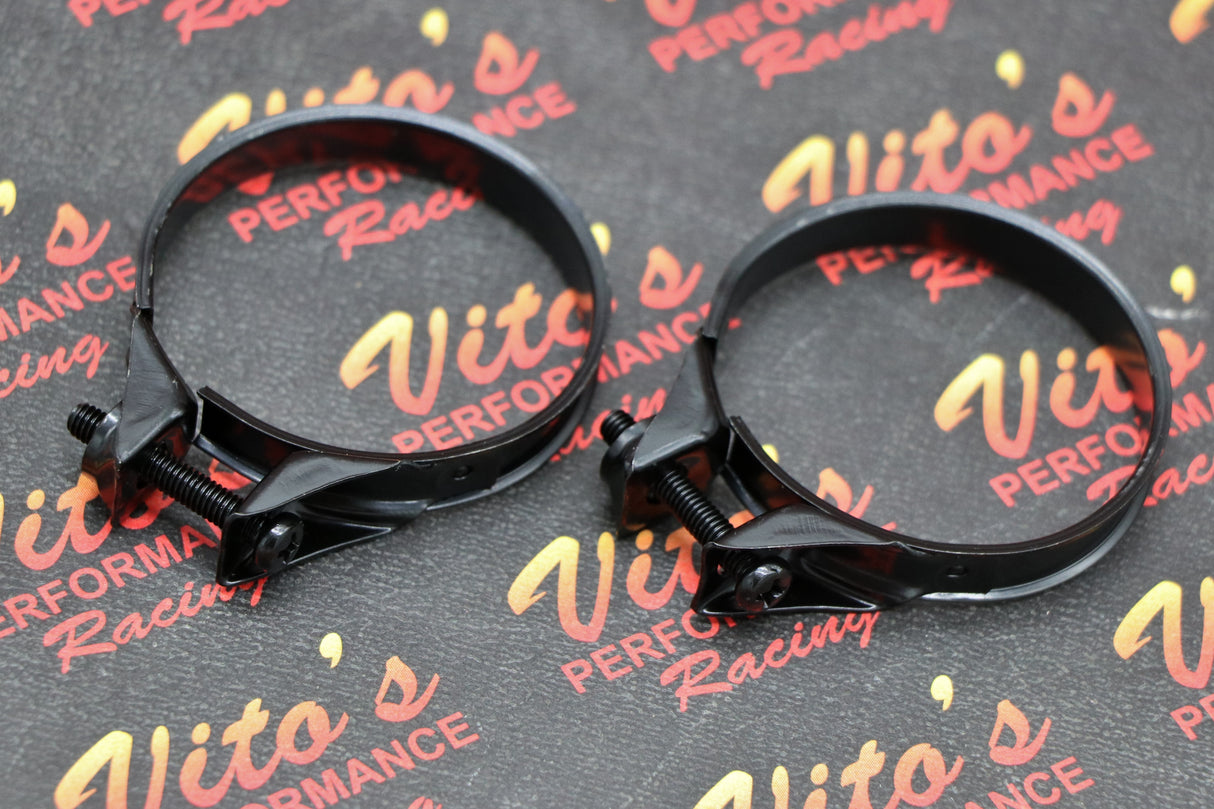 2 x VITO'S CLAMPS carb intake rubber boot carburetors Yamaha Banshee 1987-2006
