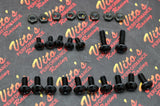 Vito's Yamaha Banshee Fender Bolt Screw Nut Mount Kit Plastics Hardware BLACK
