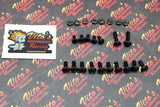 Vito's Yamaha Banshee Fender Bolt Screw Nut Mount Kit Plastics Hardware BLACK