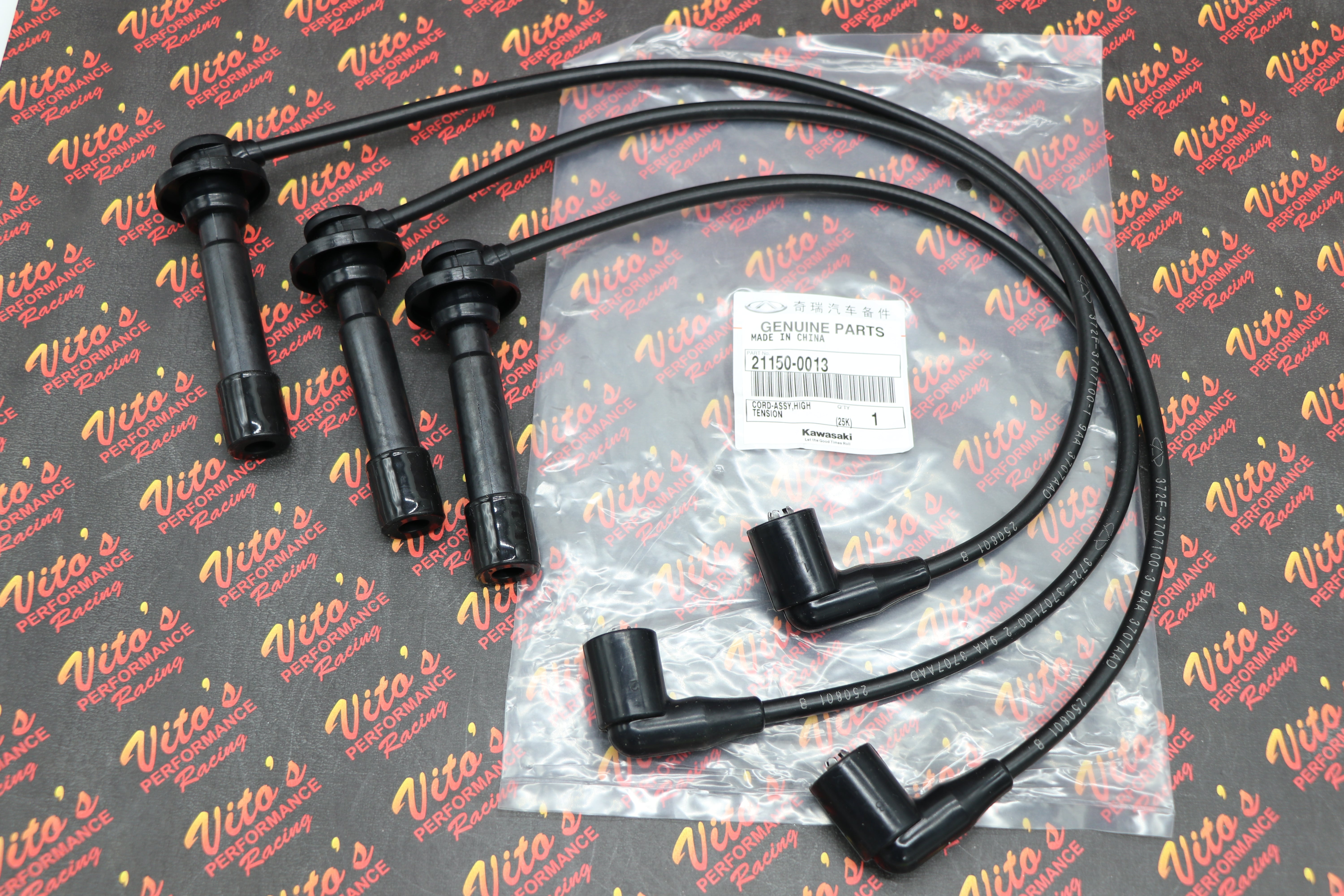 2015-2025 Kawasaki Mule Pro FX FXR FXT Spark Plug Wire Set X3 OEM