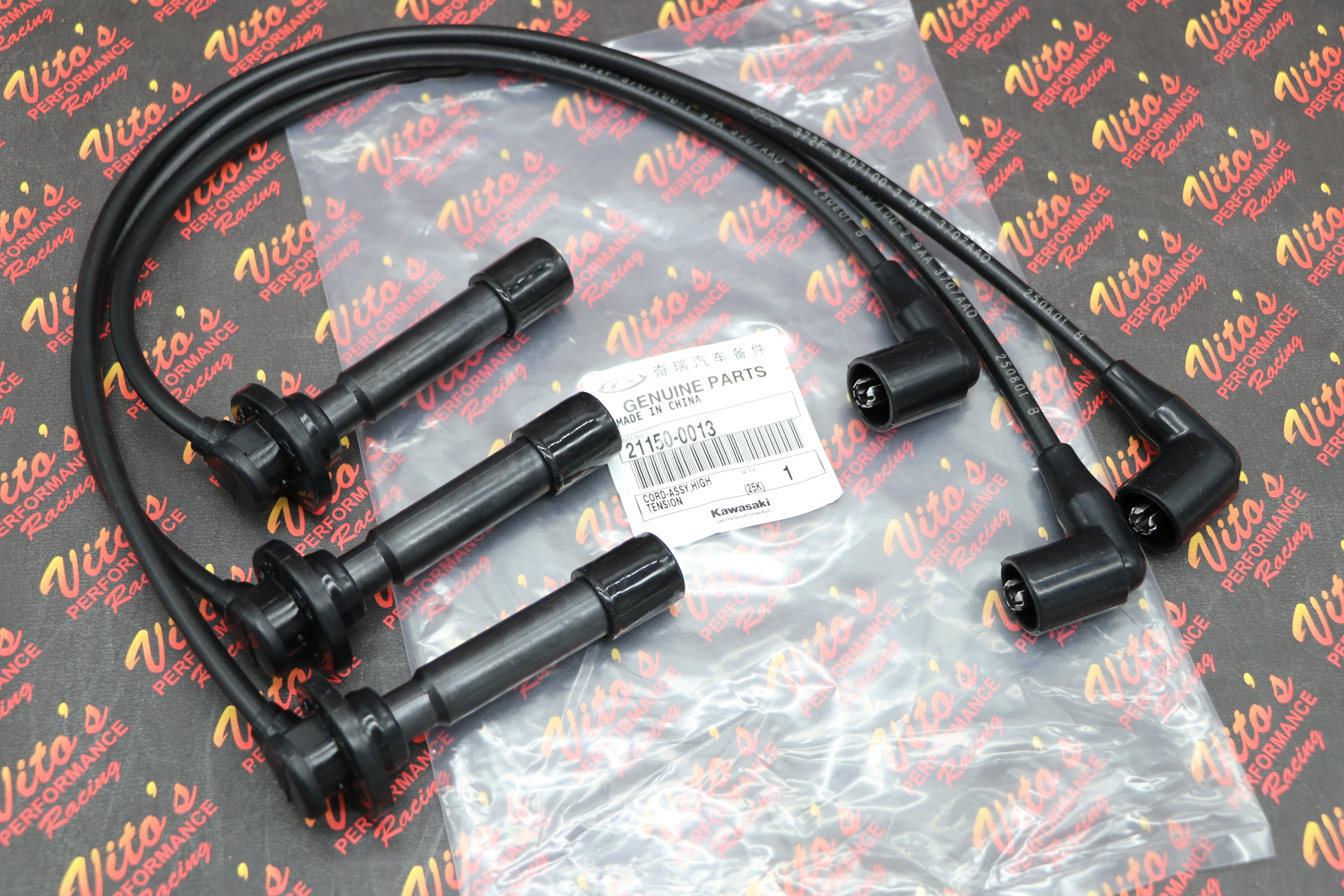 2015-2025 Kawasaki Mule Pro FX FXR FXT Spark Plug Wire Set X3 OEM