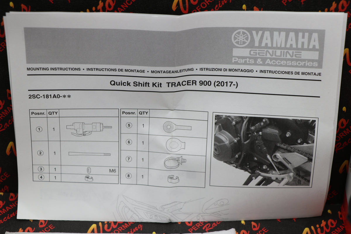 Yamaha OEM Q5K-YSK-085-J01 Quick Shifter Kit MT-09 Tracer 900 XSR900