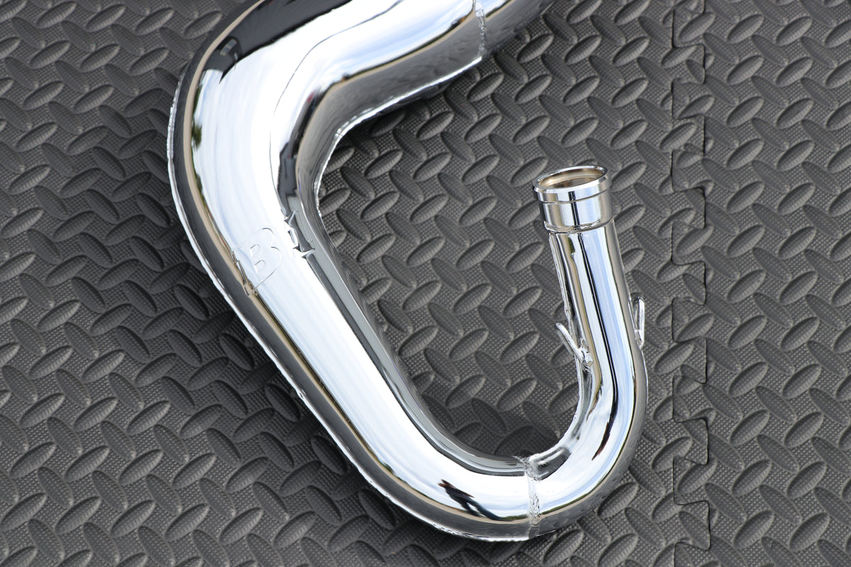 TOOMEY B1 Yamaha Blaster aftermarket exhaust pipe + silencer CHROME PLATED