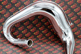 TOOMEY B1 Yamaha Blaster aftermarket exhaust pipe + silencer CHROME PLATED