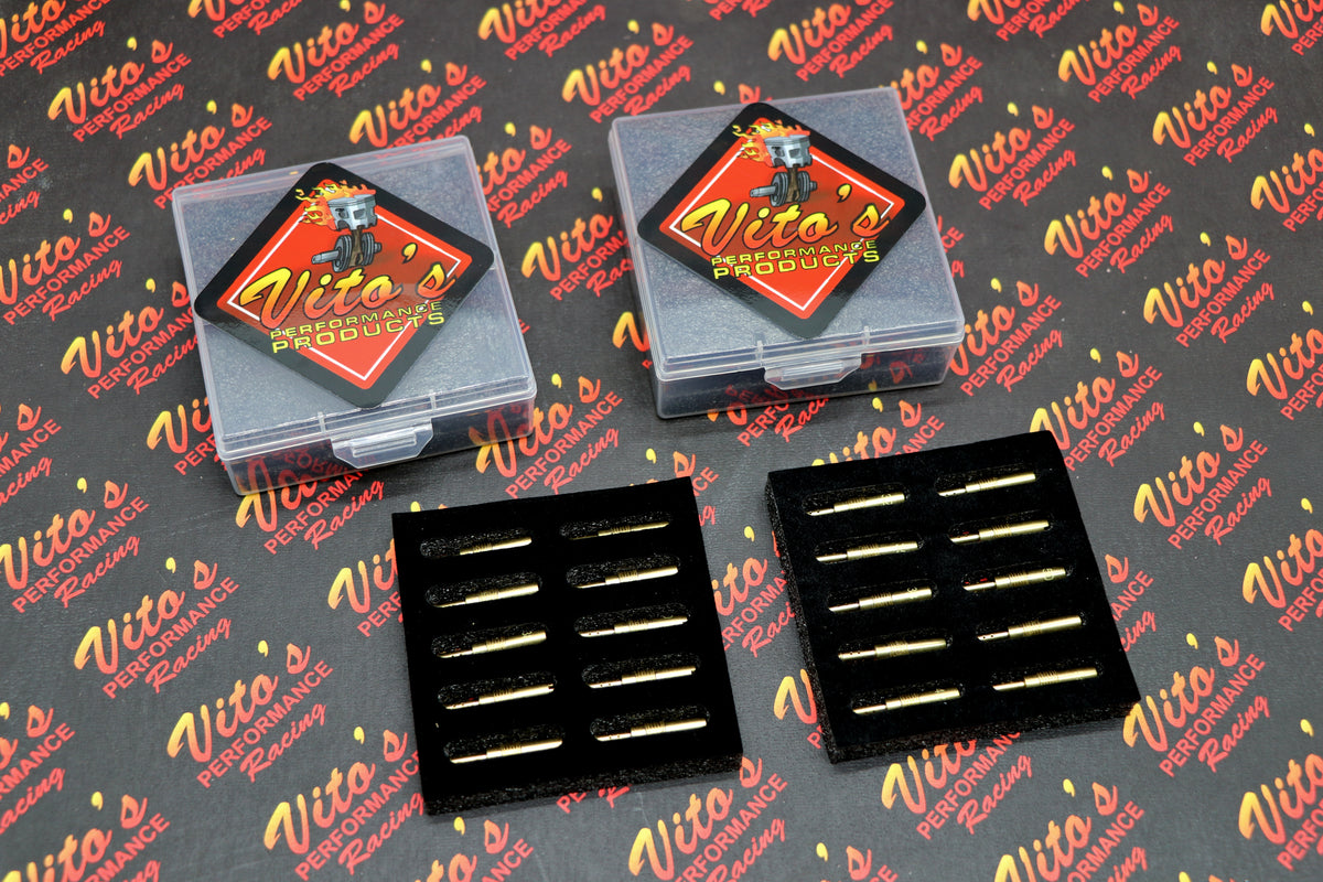 2 x VITO'S Keihin PILOT JET KIT Banshee PJ PWK 28mm 34mm 35mm 20 pieces 32-55