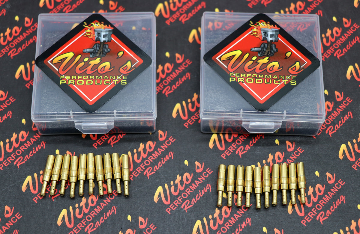 2 x VITO'S Keihin PILOT JET KIT Banshee PJ PWK 28mm 34mm 35mm 20 pieces 32-55