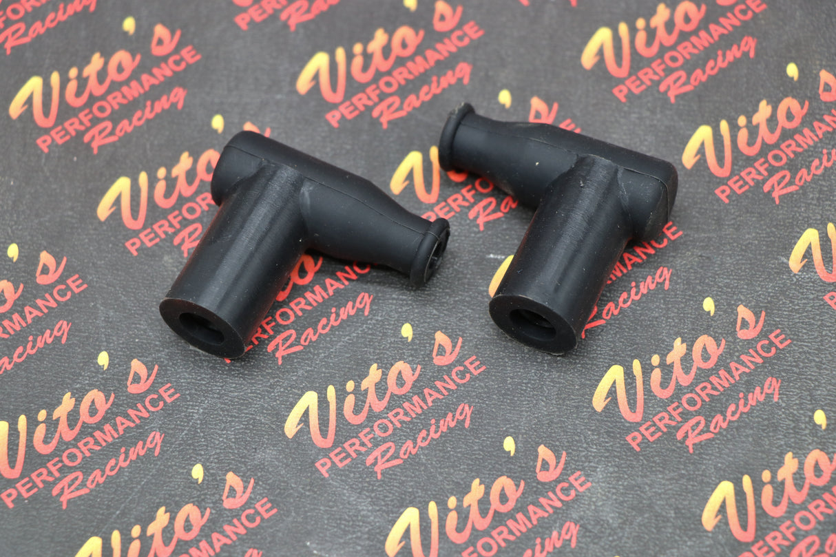 2 x Vito's ignition coil stock style rubber plug caps Yamaha BANSHEE 1987-2006 1
