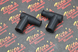 2 x Vito's ignition coil stock style rubber plug caps Yamaha BANSHEE 1987-2006 1