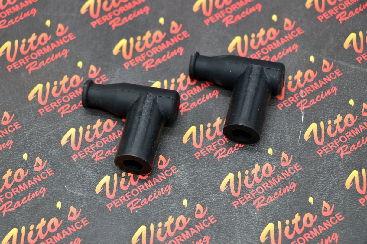 2 x Vito's ignition coil stock style rubber plug caps Yamaha BANSHEE 1987-2006 2
