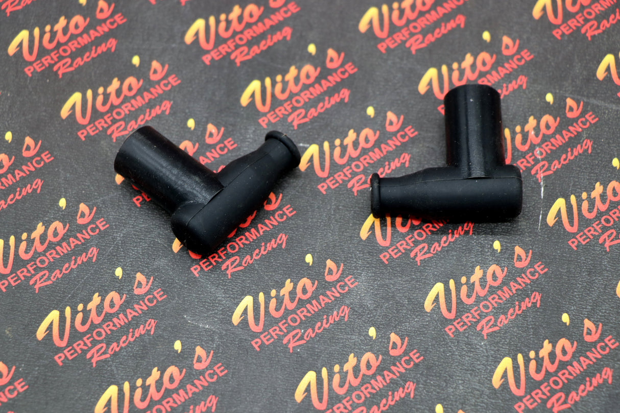 2 x Vito's ignition coil stock style rubber plug caps Yamaha BANSHEE 1987-2006 3