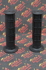 ATV handlebar grips Vito's BLACK 7/8" thumb throttle Yamaha Honda OEM style