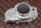 Billet aluminum Yamaha Banshee lock up CLUTCH COVER w/ clear window + dipstick