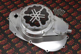 Billet aluminum Yamaha Banshee lock up CLUTCH COVER + LOCK UP + LEVER SILVER