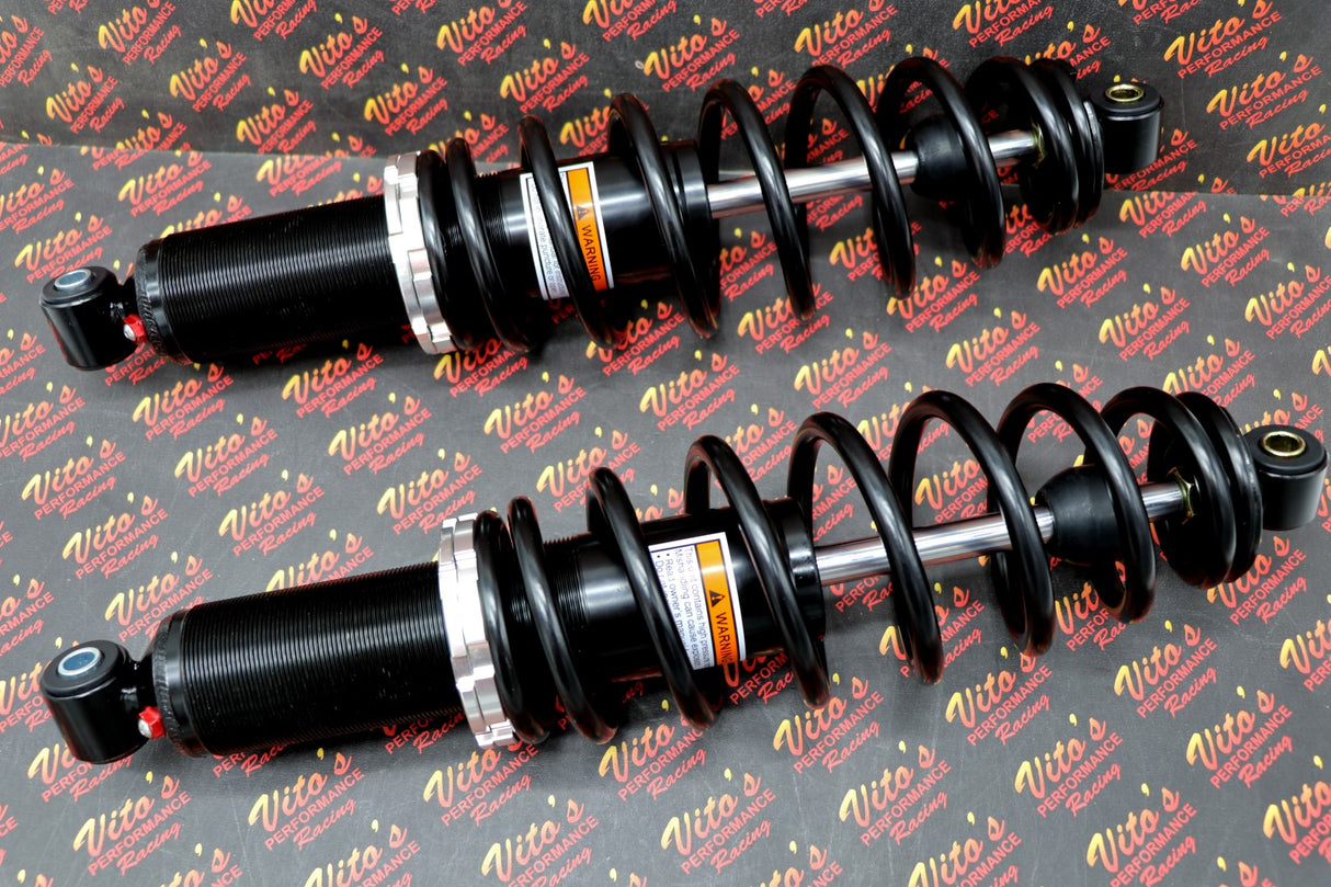 2 X REAR shocks Polaris Sportsman 450 500 570 600 700 BLACK