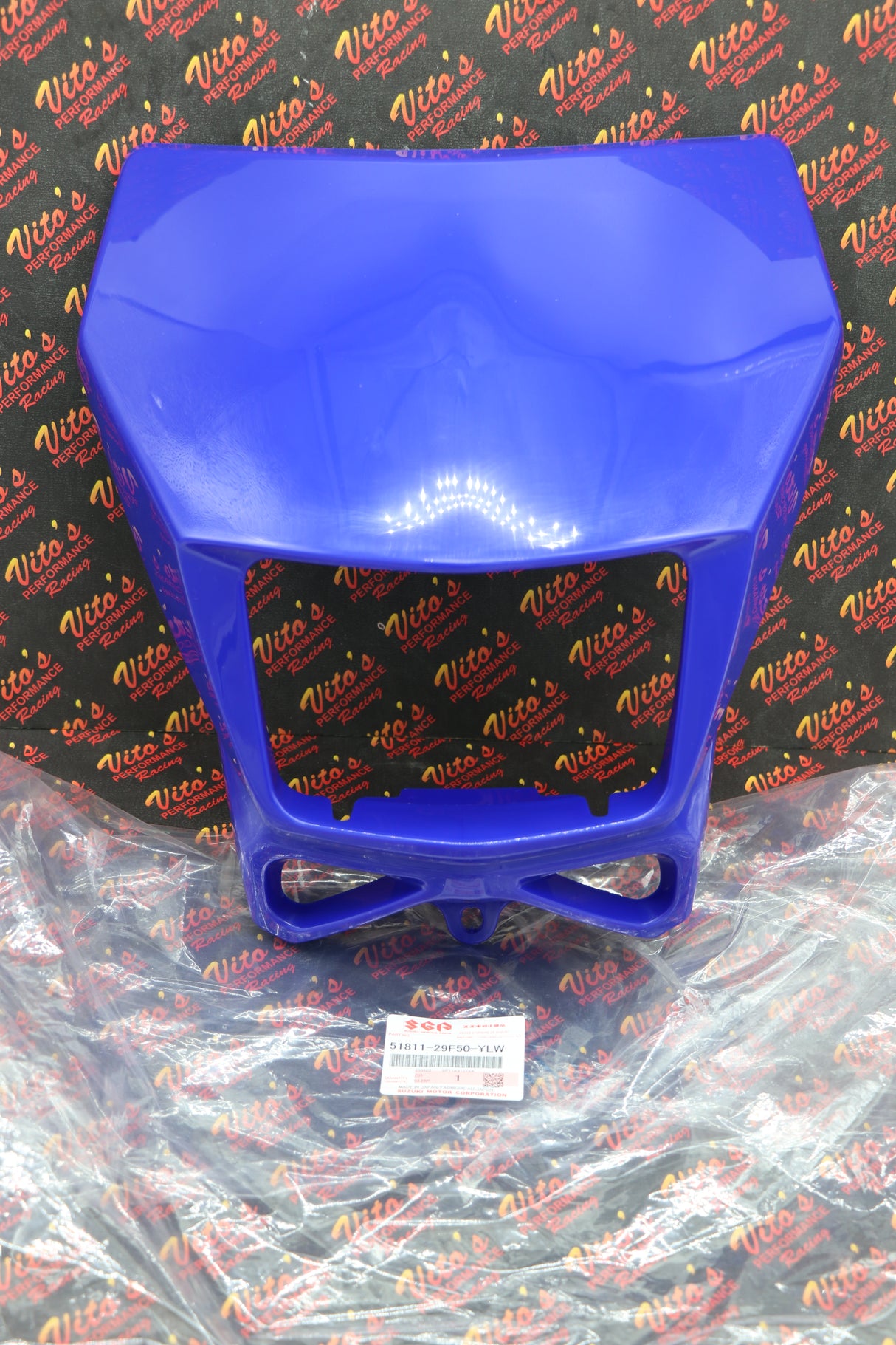 NEW OEM genuine factory Headlight Cover Suzuki DR-Z400 DRS650 2002-2023 BLUE