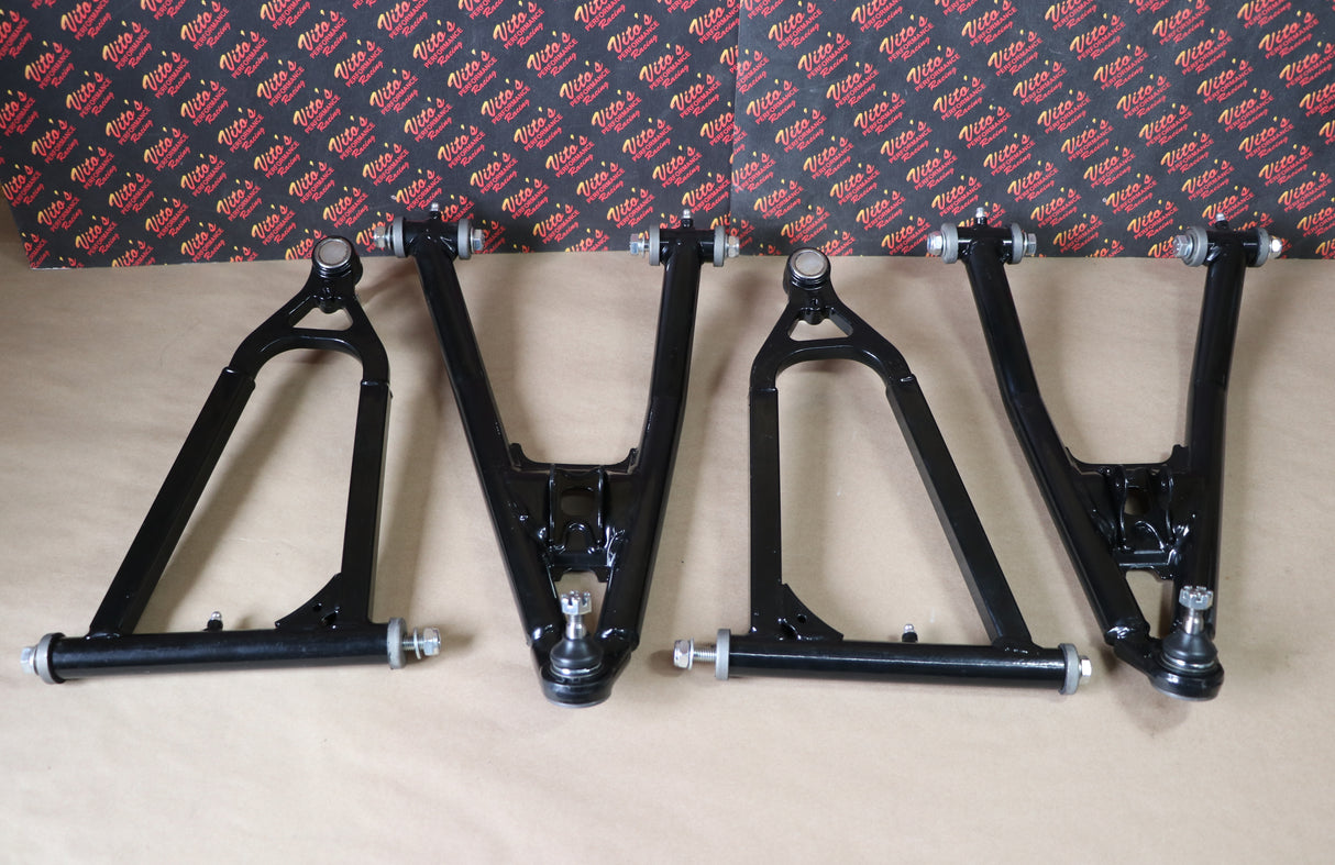NEW Upper + lower a-arms COMPLETE Yamaha Raptor 700 700r YFZ450 2004-2023 BLACK