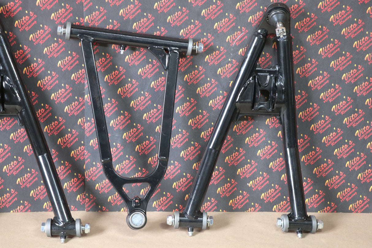NEW Upper + lower a-arms COMPLETE Yamaha Raptor 700 700r YFZ450 2004-2023 BLACK