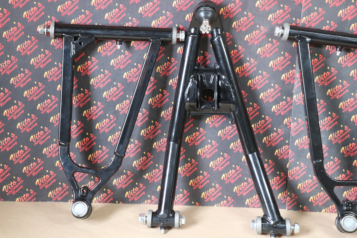 NEW Upper + lower a-arms COMPLETE Yamaha Raptor 700 700r YFZ450 2004-2023 BLACK