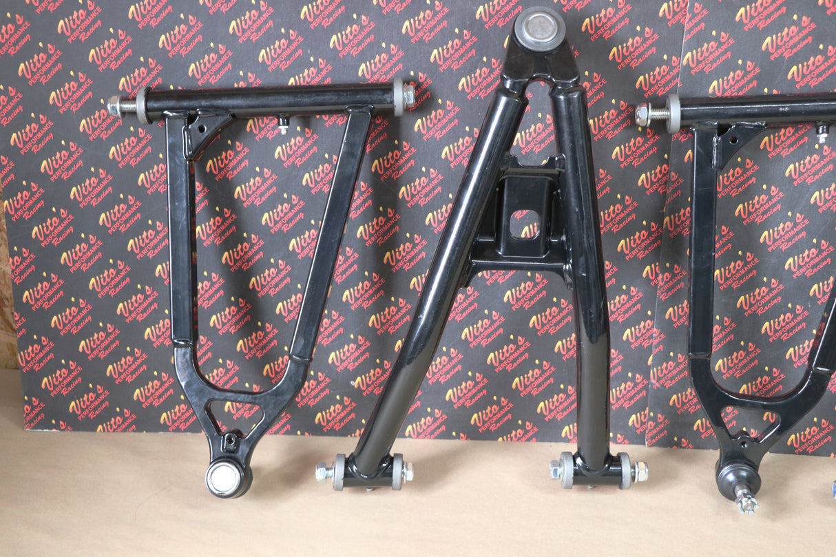 NEW Upper + lower a-arms COMPLETE Yamaha Raptor 700 700r YFZ450 2004-2023 BLACK