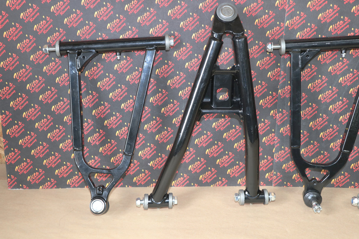 NEW Upper + lower a-arms COMPLETE Yamaha Raptor 700 700r YFZ450 2004-2023 BLACK