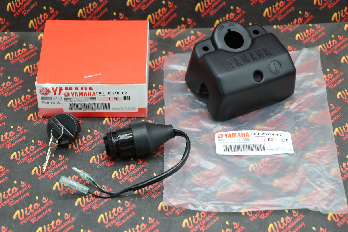 NEW Yamaha Blaster OEM KEY + COVER FACTORY genuine on/off switch 1988-2006