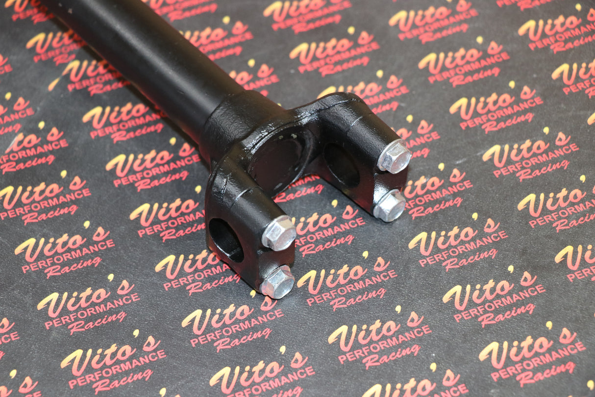 NEW Vito's Yamaha Banshee steering stem + CLAMPS 7/8" stock size BLACK +0" 5