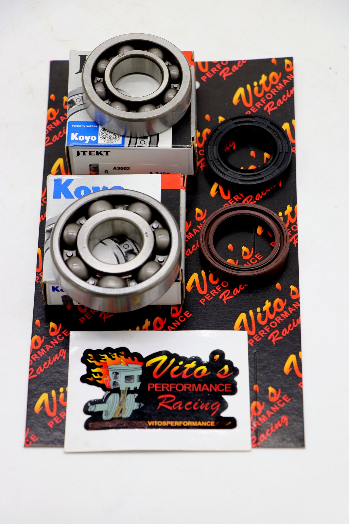 Vito's Performance CRANK SEAL + KOYO bearings kit Yamaha Blaster crankshaft 1988-2006