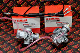 2 x OEM factory carburetor carbs Yamaha Banshee genuine 1987-2006 NEW + cable