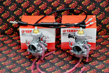2 x OEM factory carburetor carbs Yamaha Banshee genuine 1987-2006 NEW + cable